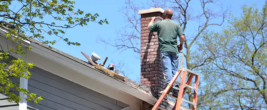 Vinyl and PVC Chimney Flashing Installation in Mansfield, TX